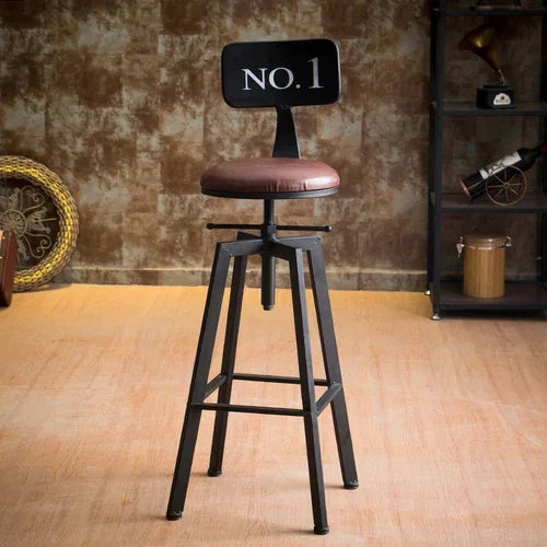 Industrial Swivel Bar Stools ,Wrought-iron Bar Chair,Household Lift