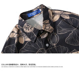 Retro HK Wind Full Printed Short Sleeved Shirts