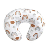 2pcs Printed Nursing Pillow Case Diaper Changing Pad