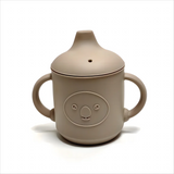 Children's Silicone Cup with Lid Learning Drinking Cup