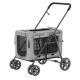 Bello Pet Strollers Folding Trolley Lightweight Pets Cat