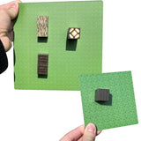 Soft Magnetic Bottom Lawn Building Block Plate Creative