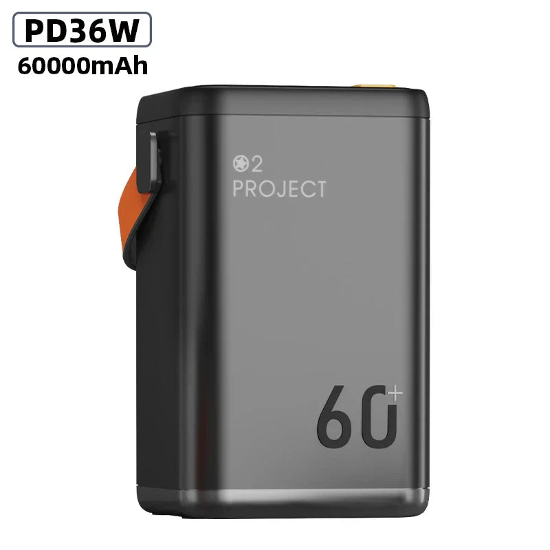 60000mAh Power Bank Station PD65W Fast Charge High