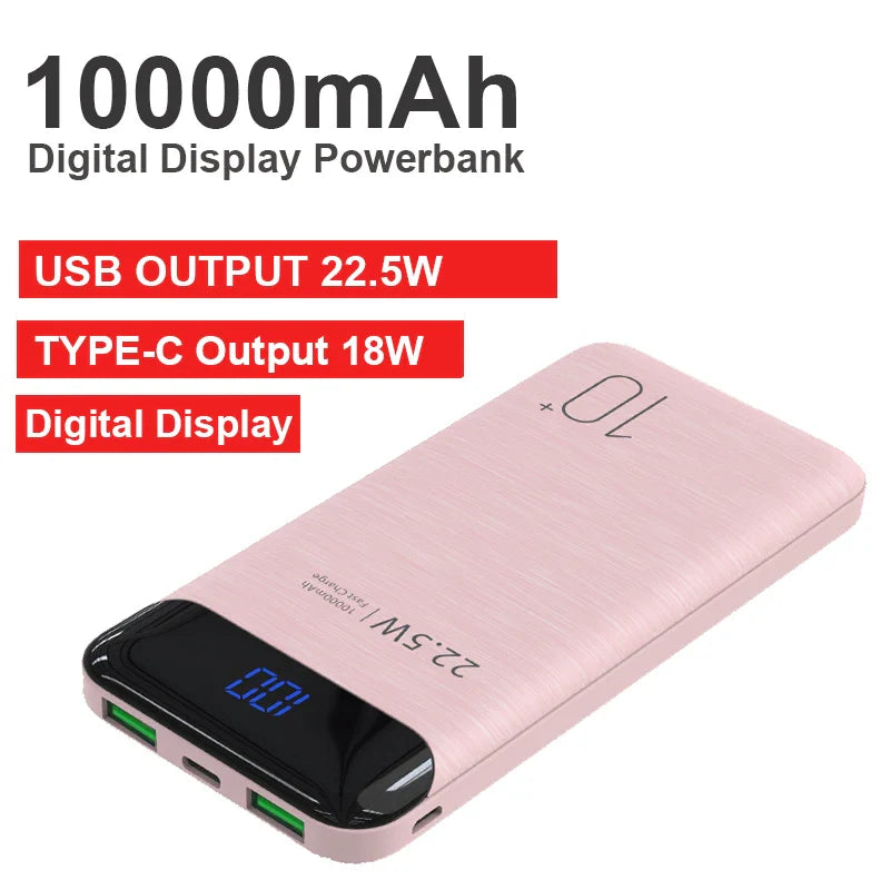 20000mAh Portable Power Bank External Battery Charger USB
