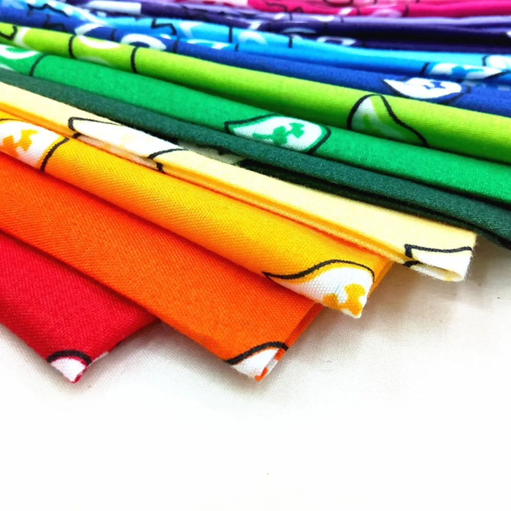 Fashion Bandana Kerchief Head Square Scarves Print Handkerchief