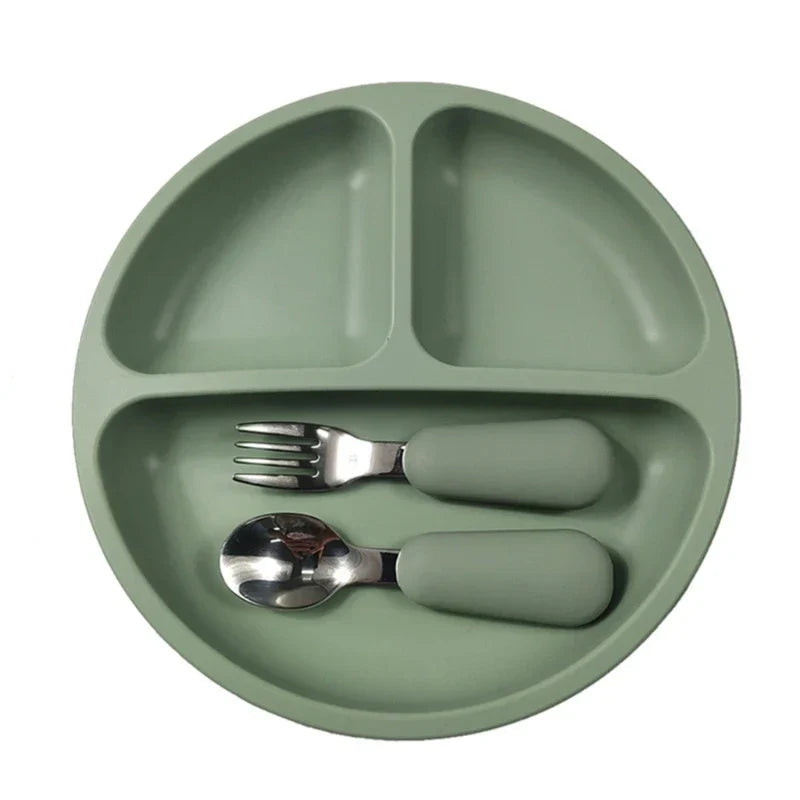 Baby Gadgets Tableware Set Children Utensil Stainless Steel