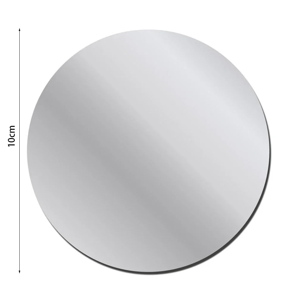10-30CM Round Mirror Wall Sticker Decal Home Decor