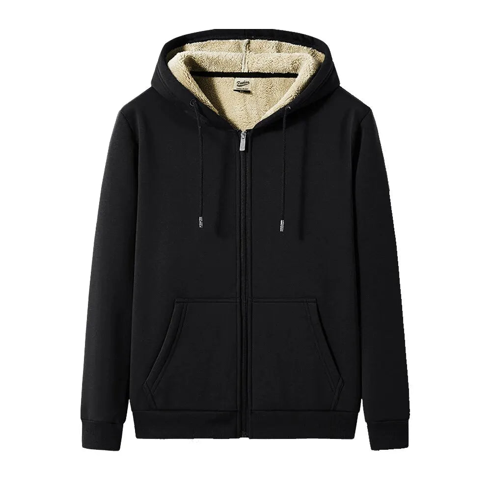 Winter Jacket Men Lambswool Warm Thicken Jackets Jogging