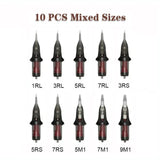 Cartridge Tattoo Needles 10/20/30PCS Mixed Disposable Tattoo Needles