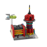 Planet Express Headquarter Building Block Model Puzzle Education