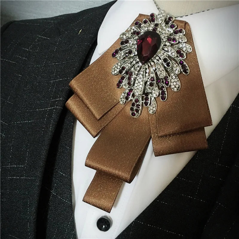 Men's Bow Tie Corsage Pocket Towel Sets British