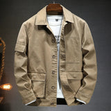 Men's American Style Vintage Denim Jacket 2023 spring