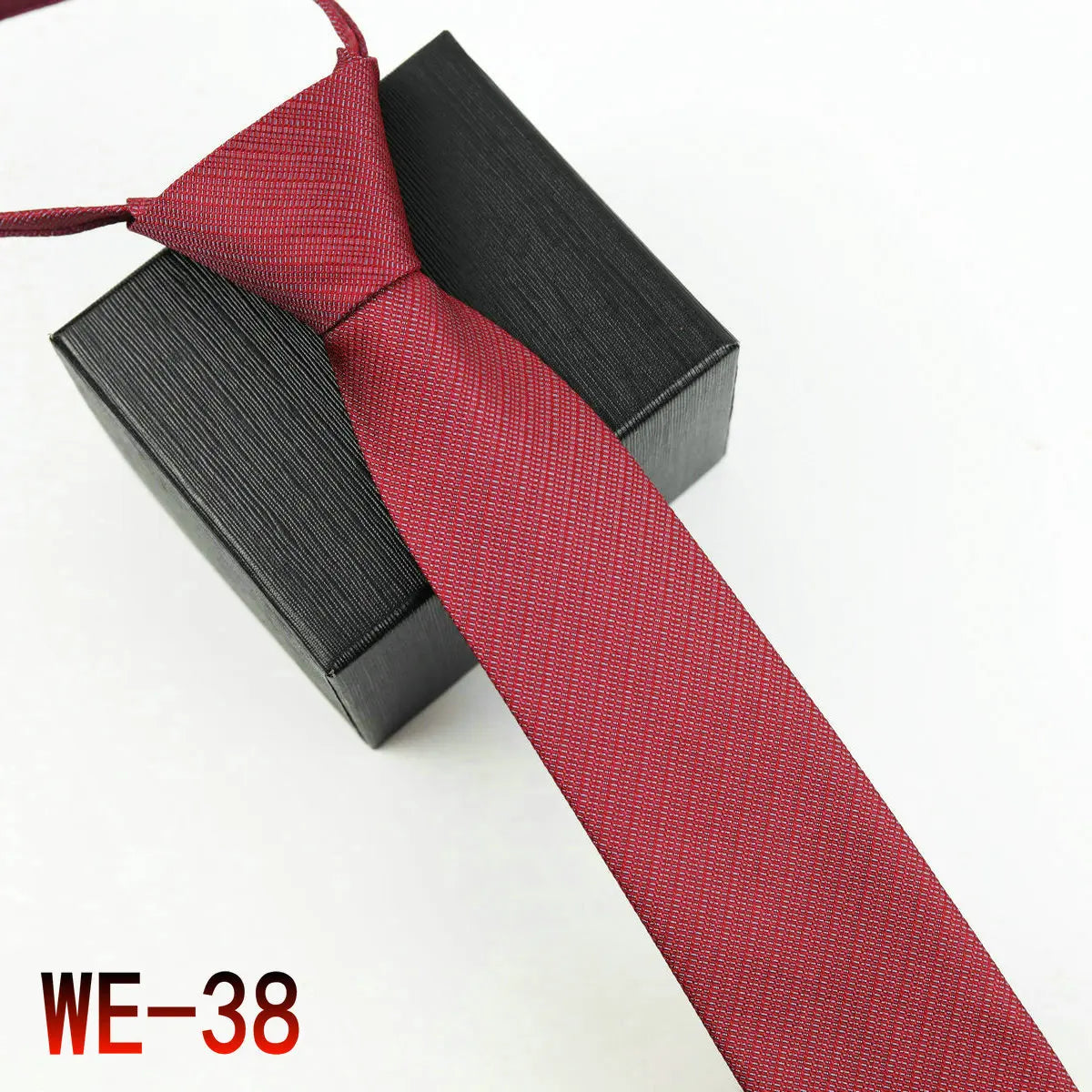 New Suit Business Zipper Tie for Man 48*7cm