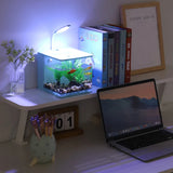 Small Fish Tank With Built-in USB Water Pump