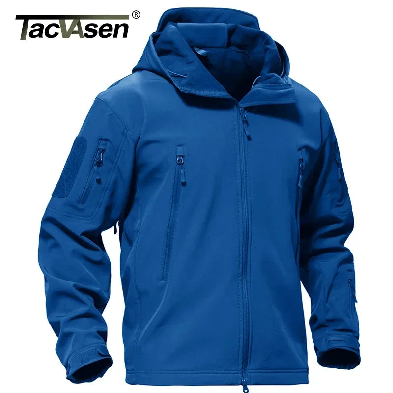 TACVASEN Winter Waterproof Fleece Lined Jackets Men's Safari