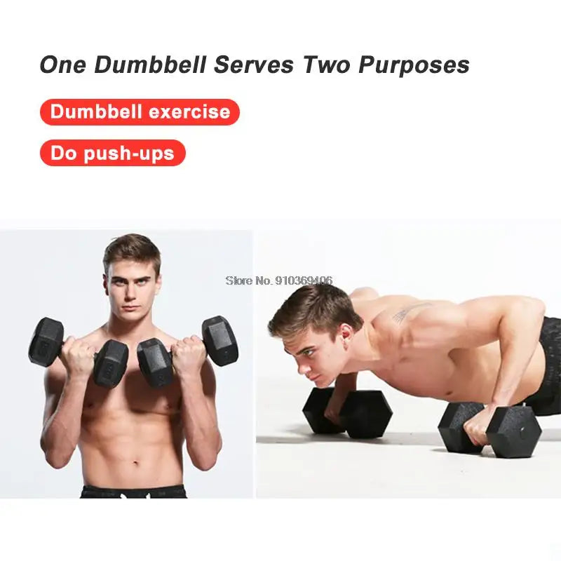 Hexagon Dumbbells Gym Weights for Exercise Dumbbell Gym