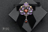 Men's Wedding Bow Tie Pins Set Luxury Rhinestone