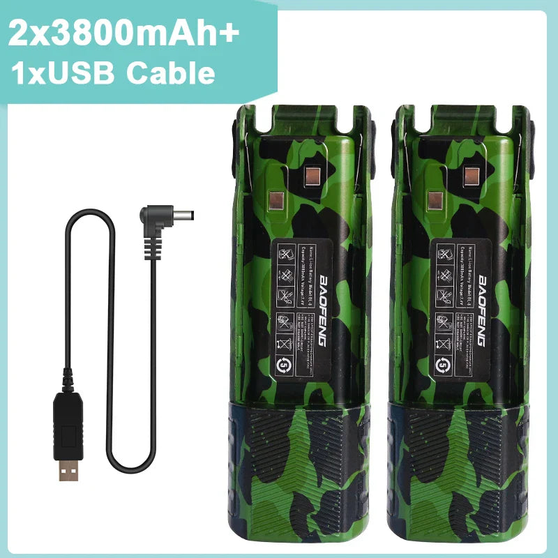 Baofeng UV-82 Battery 2800/3800/4200 mAh Enlarge for Walkie