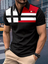 New spring and autumn men's long sleeve polo