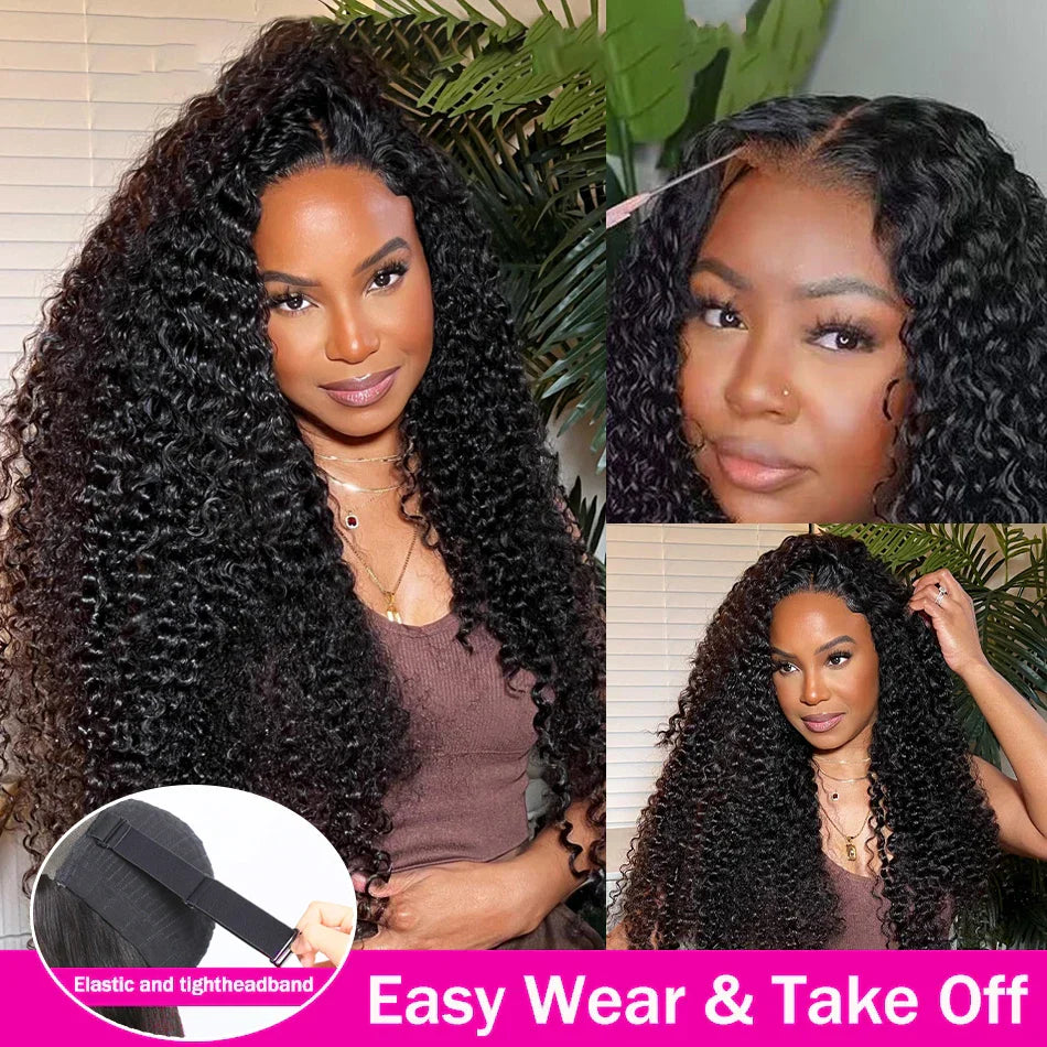 Luvin 250% Deep Wave 13x6 Lace Front Human