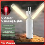 Portable Camping Lantern Rechargeable Tent Light Travel Backpack