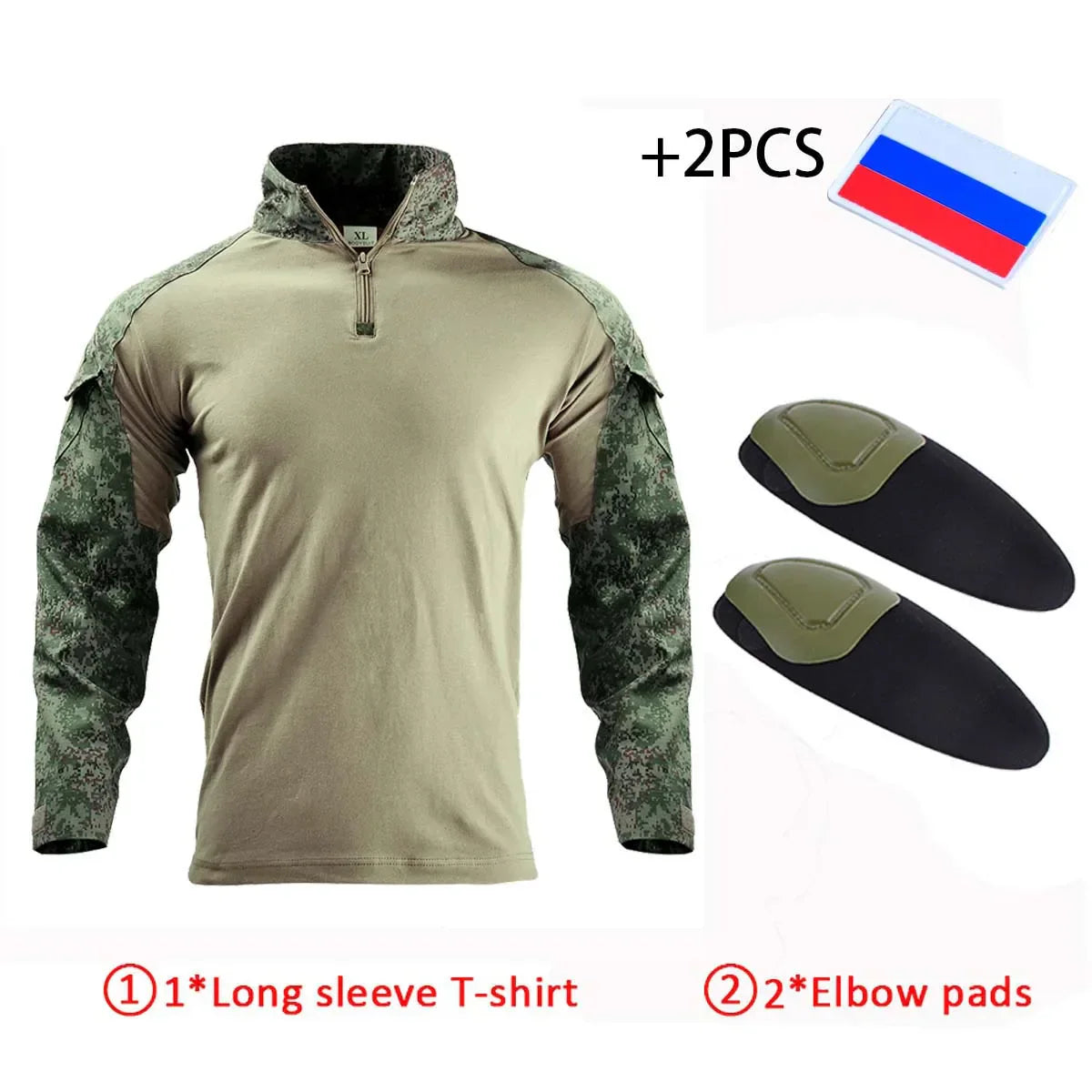 Russia CP Men Tactical Camo Military Uniform US