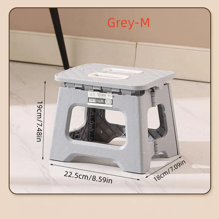 Portable Mini Outdoor Stool - 1pc Thickened Plastic