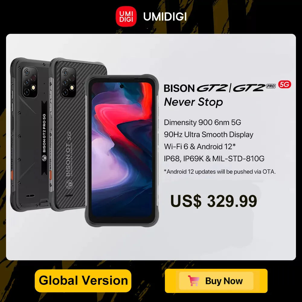 UMIDIGI BISON GT2 PRO 5G Dimensity 900 Android