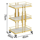 Beauty Cart Beauty Salon Special Storage Rack Light