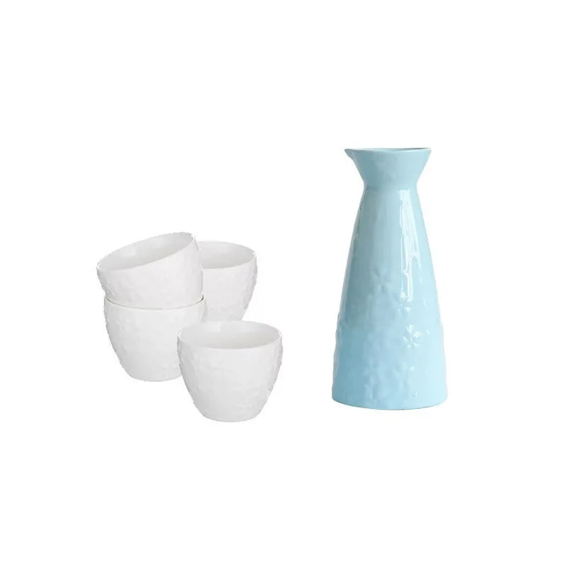 Glasses of Wine Set Sake Home Brewing Wine