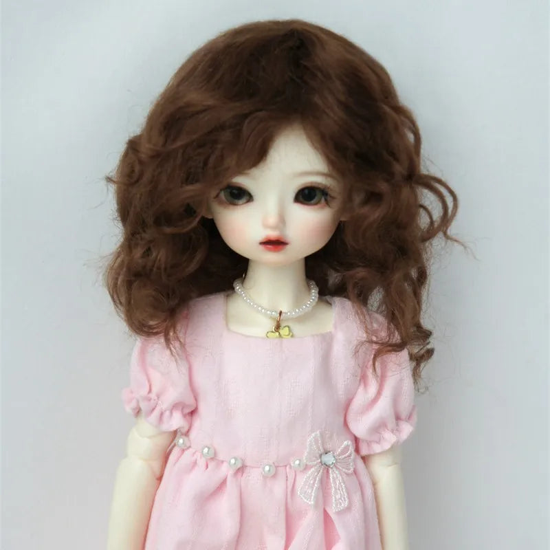 Messy Baby Curly Soft Wave Mohair BJD Wigs