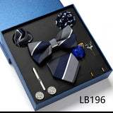 Luxury Quality Tie Set With Necktie Bowtie Pocket