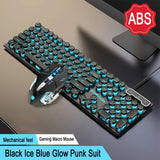 Three-piece Set Punk Gaming Keyboard and Mouse Earphone