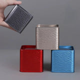 Mini Square Metal Pet Urn, Funerary Animal Ash