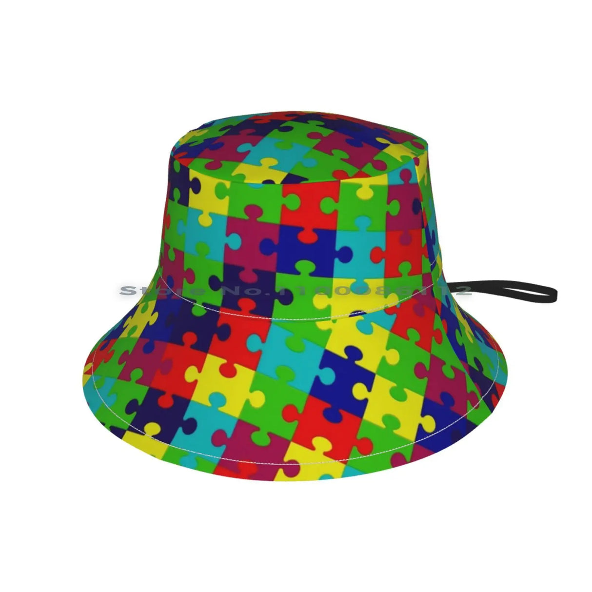 Autism Awareness Beanies Knit Hat Puzzled Game Brain