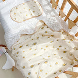 3D Minky Dot Baby Blanket Newborn Cotton Gauze