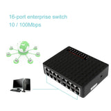 16 Port Network Switch Fast Ethernet Smart Switcher