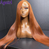 Mix Ginger And Copper Brown 13X6 Lace Front