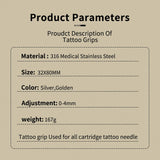 Professional Tattoo Grips Professional 32MM Aluminum Alloy Adjustable