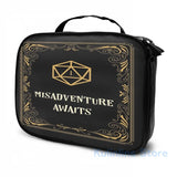 Funny Graphic print Misadventure Awaits D20 Dice Tabletop