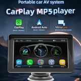 Universal Wireless Car Player Car Radio Multimedia Video Carplay Touch Screen Portable Auto Car AV System Player Car Accessories