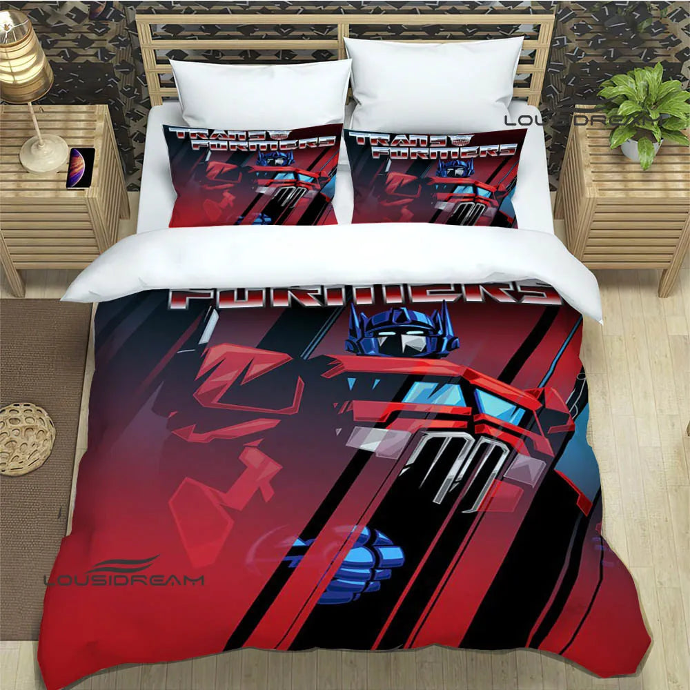 T-Transformers Cartoon Bedding Sets exquisite bed supplies set