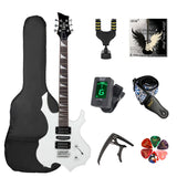 IRIN 24 Frets Electric Guitar Maple Neck Flame