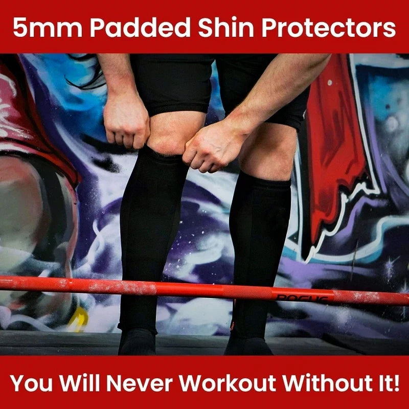 1 Pair Deadlift Socks Deadlift Shin Guards Builtin