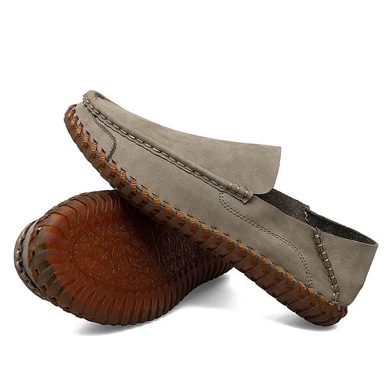 Genuine Leather Men Loafers Cow Leather Casual Shoes