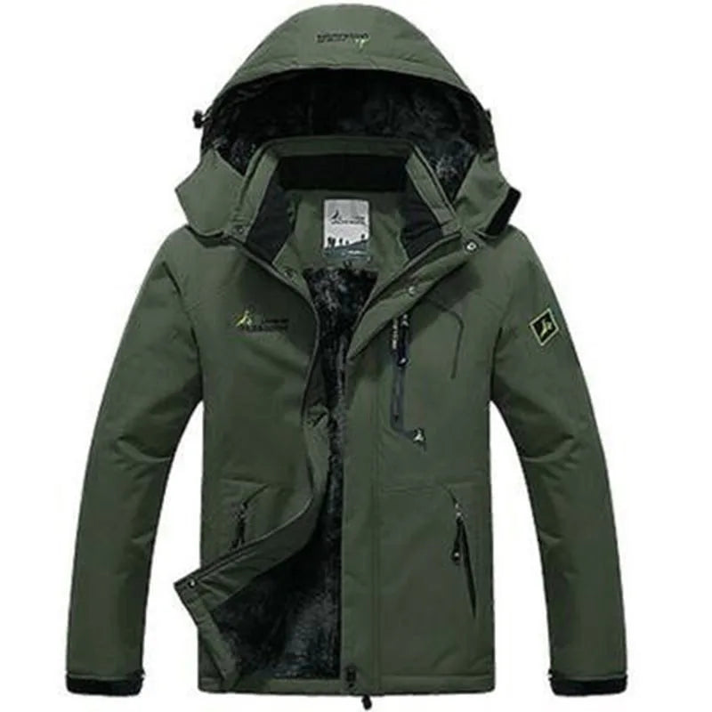 Winter Parka Men Windbreak Plus Thick Warm Windproof