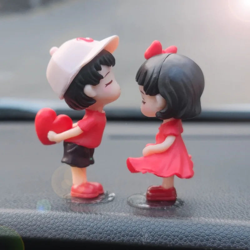 Anime Couples For Car Ornament Model Cute Kiss