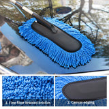 SEAMETAL Superfine Fiber Car Duster Suit Retractable Microfiber