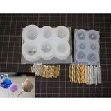 DIY Handcraft Egg Tart Lollipop Shaped Silicone Epoxy