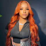 Ginger Body Wave 13x4 Lace Front Human Hair